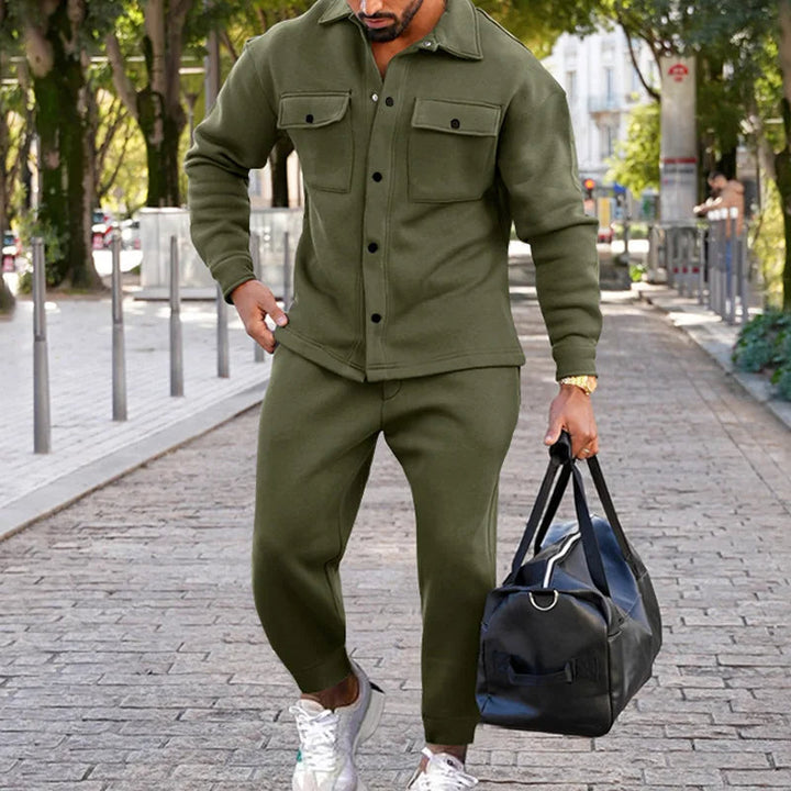 Premium Suede 2-Piece Tracksuit