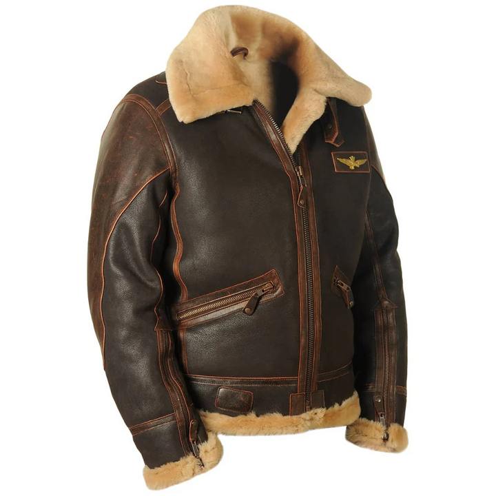 TOM™| Leather Winter Jacket