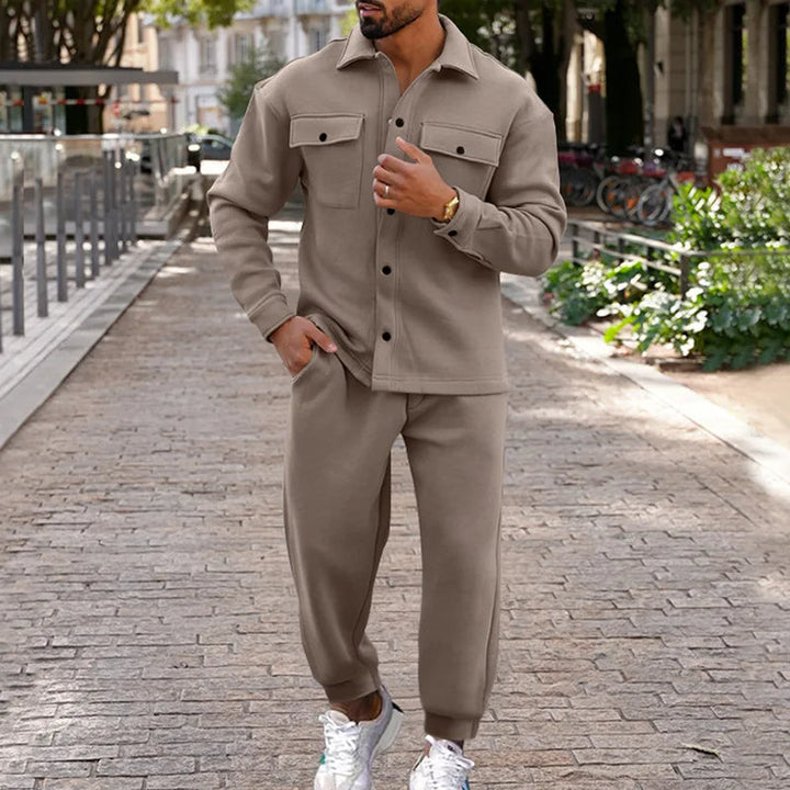 Premium Suede 2-Piece Tracksuit