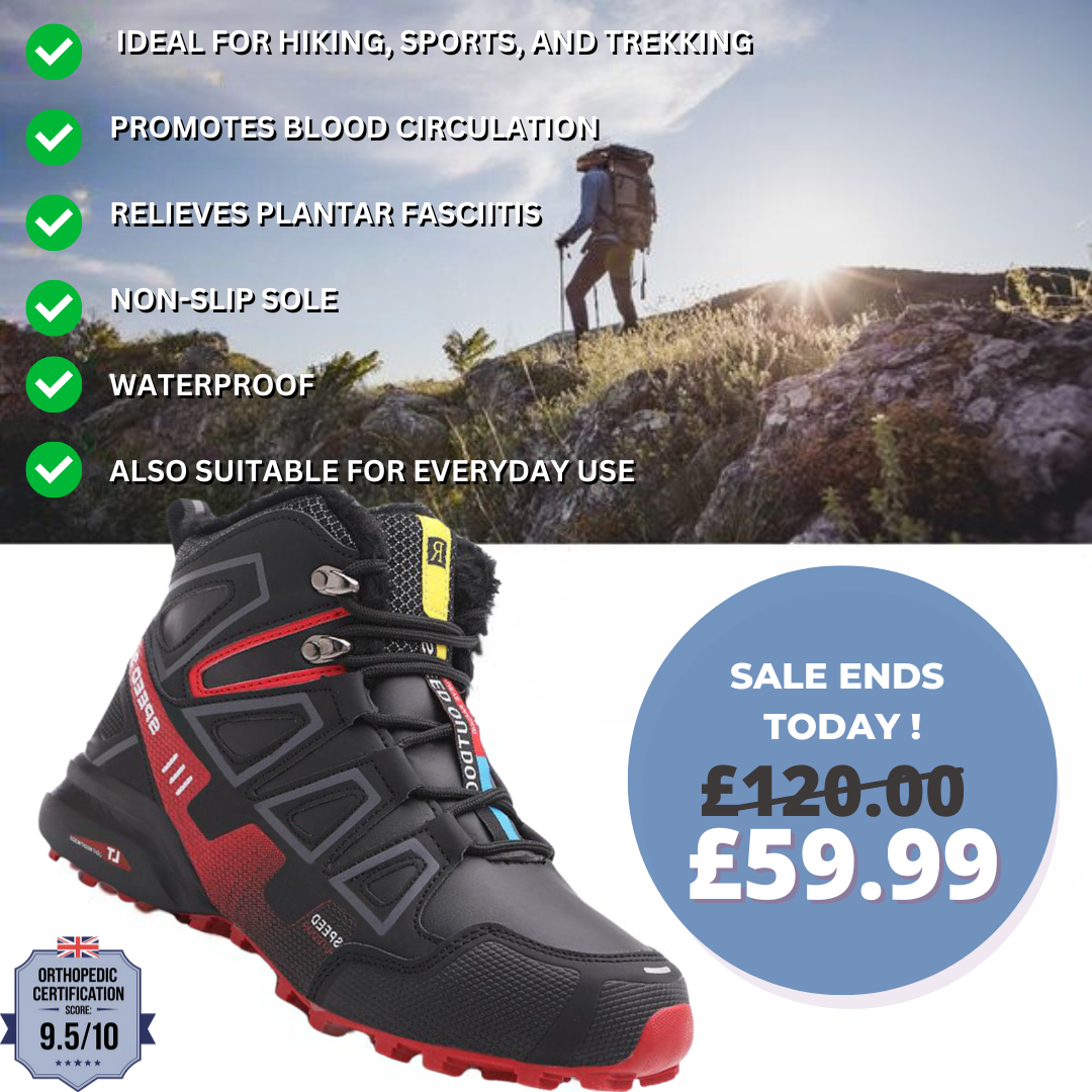 OrthoTrekking™| Ergonomic Hiking Shoes