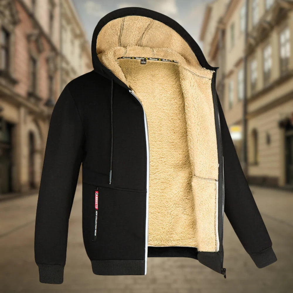 DAVIDE™| Men's Fleece-Lined Hoodie