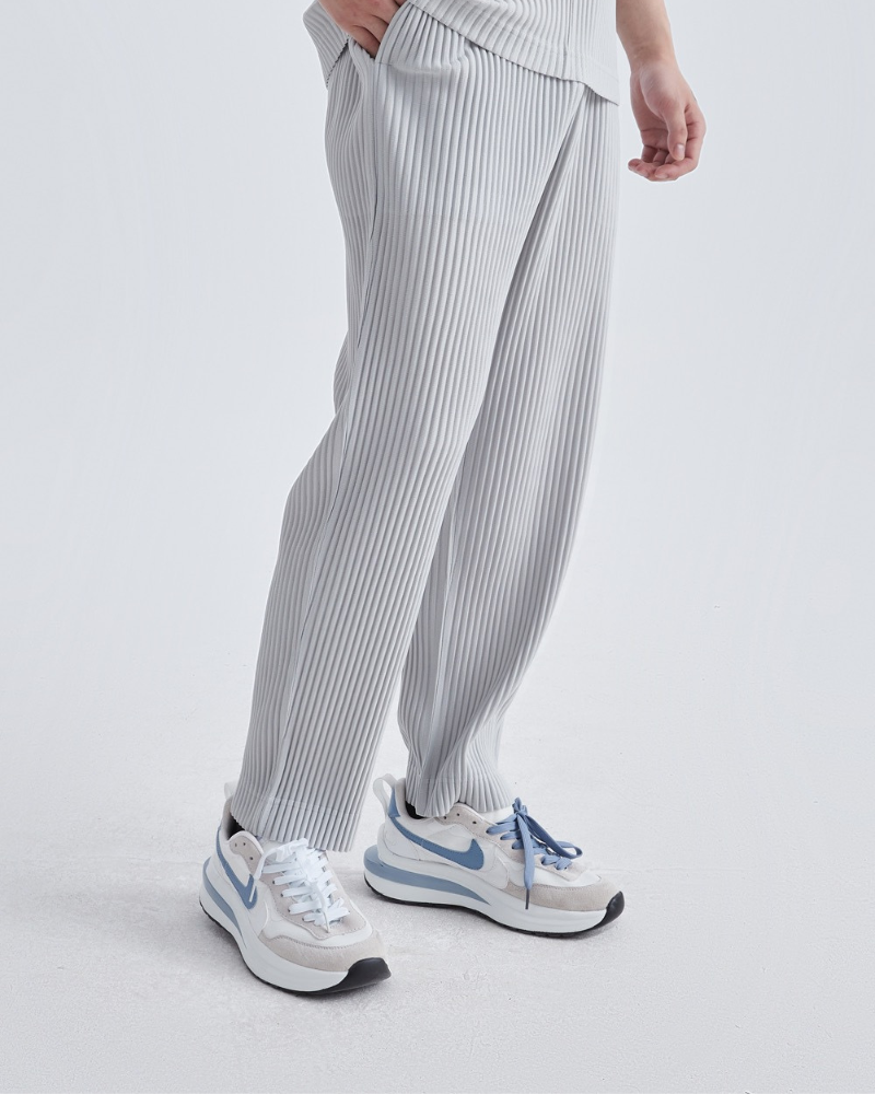 Ribbed Cotton Pantalon