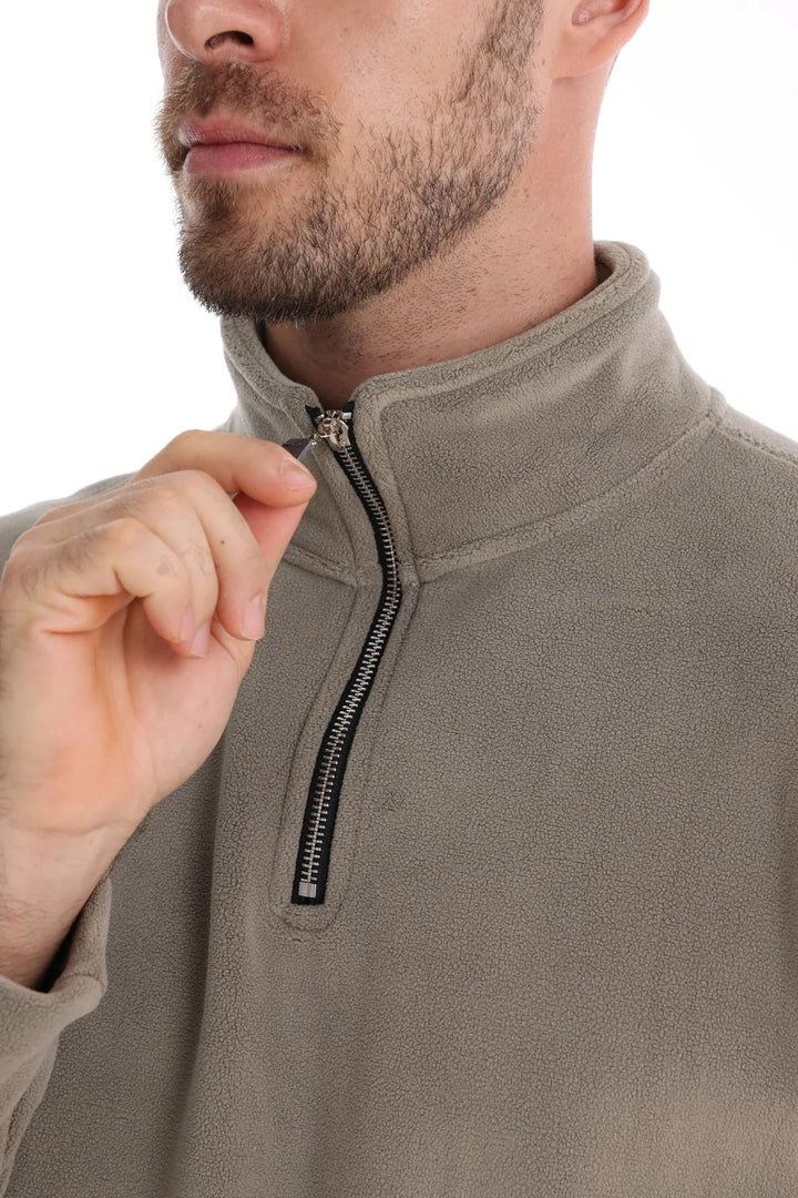 JOSHUA| FLEECE QUARTER-ZIP PULLOVER