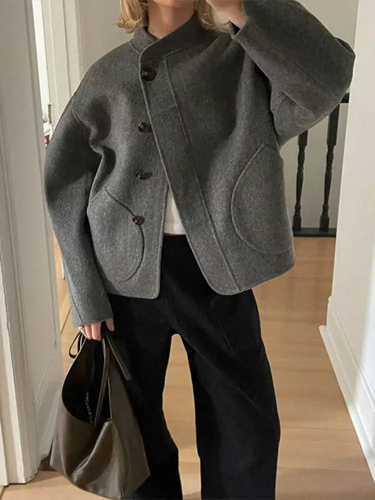 Izzy - Oversized Wool Blend Coat