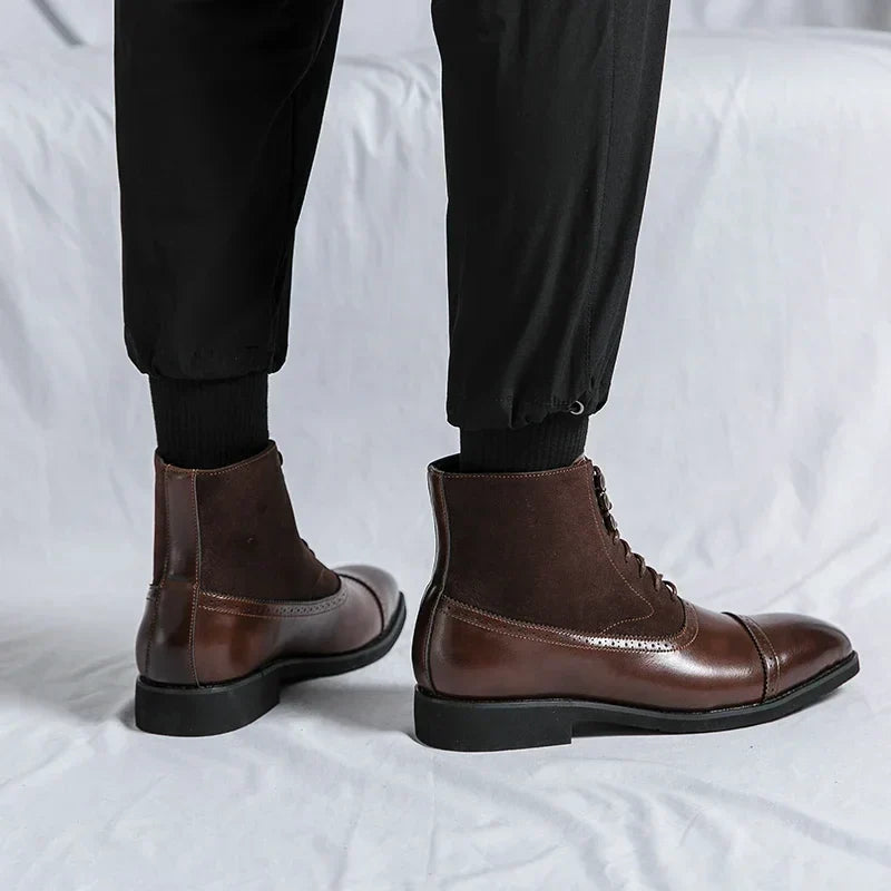 Felix | Classic Lace-Up Leather Boots