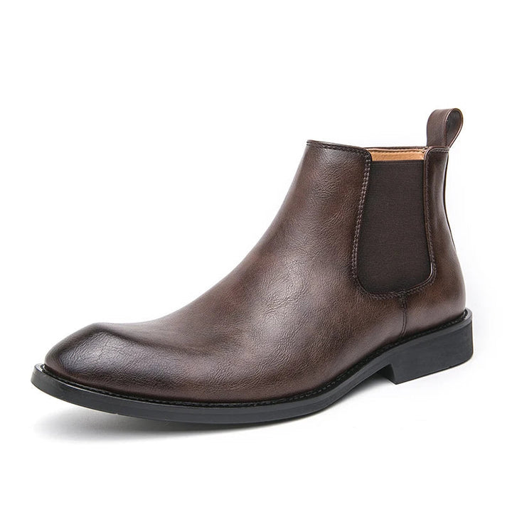 James | Zipped Leather Chelsea Boots