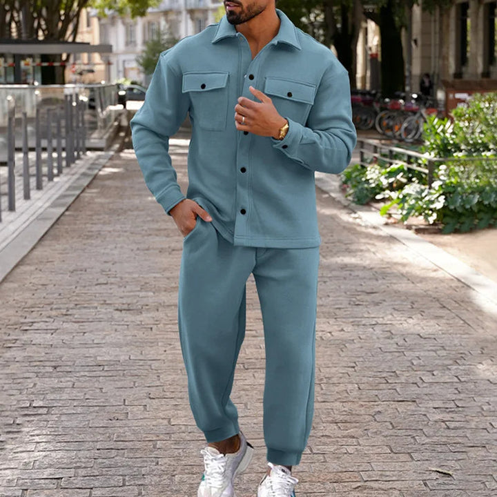 Premium Suede 2-Piece Tracksuit