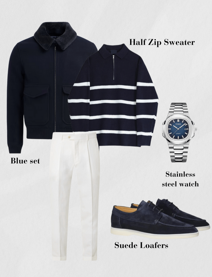 Striped Blue Set